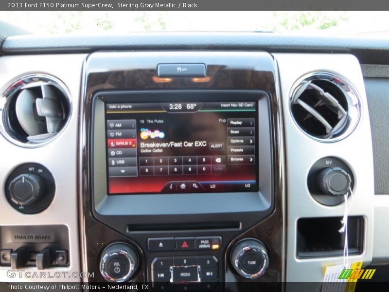 Sterling Gray Metallic / Black 2013 Ford F150 Platinum SuperCrew