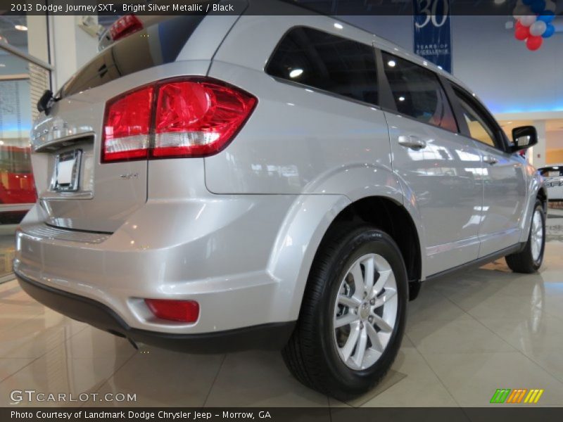 Bright Silver Metallic / Black 2013 Dodge Journey SXT