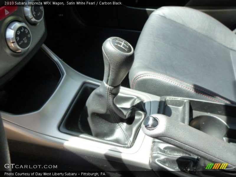 Satin White Pearl / Carbon Black 2010 Subaru Impreza WRX Wagon