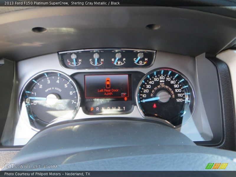 Sterling Gray Metallic / Black 2013 Ford F150 Platinum SuperCrew