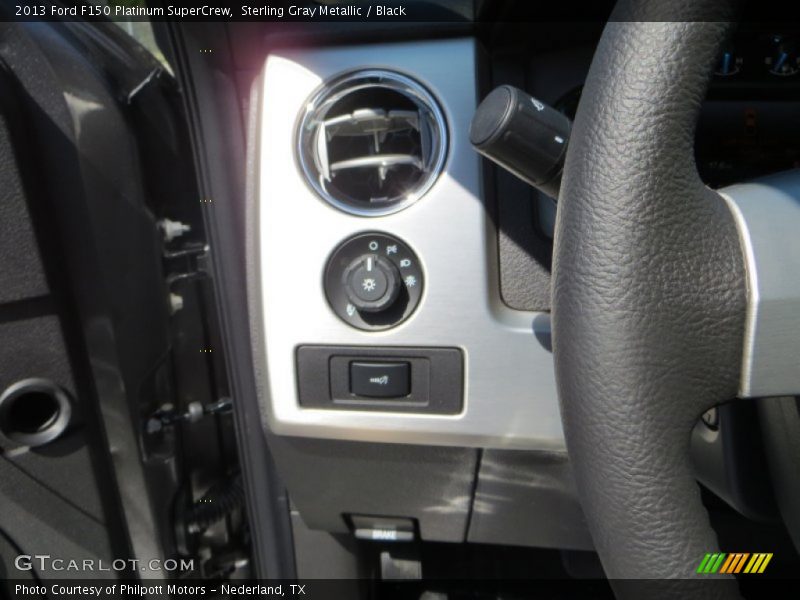 Sterling Gray Metallic / Black 2013 Ford F150 Platinum SuperCrew