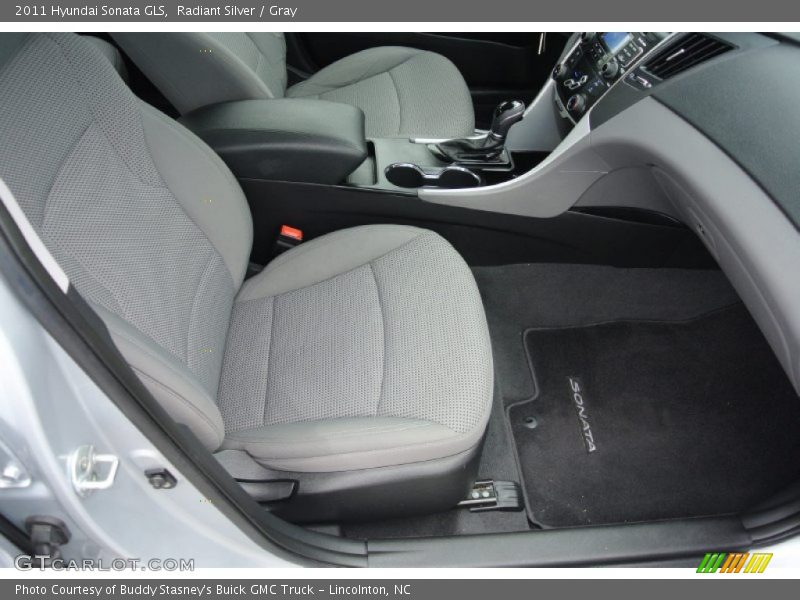 Radiant Silver / Gray 2011 Hyundai Sonata GLS