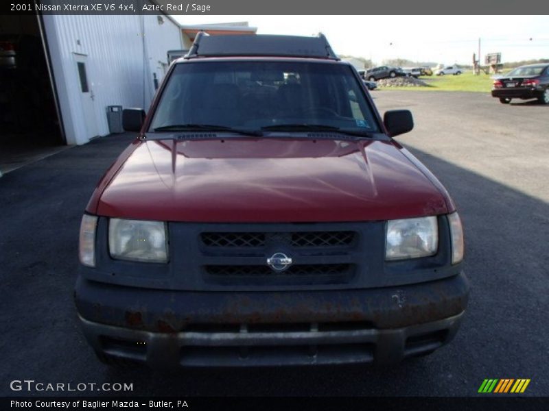 Aztec Red / Sage 2001 Nissan Xterra XE V6 4x4