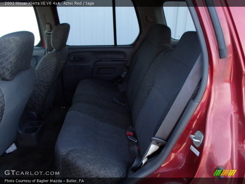 Aztec Red / Sage 2001 Nissan Xterra XE V6 4x4