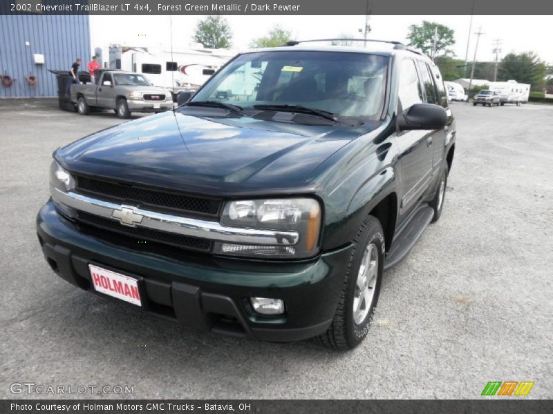 Forest Green Metallic / Dark Pewter 2002 Chevrolet TrailBlazer LT 4x4