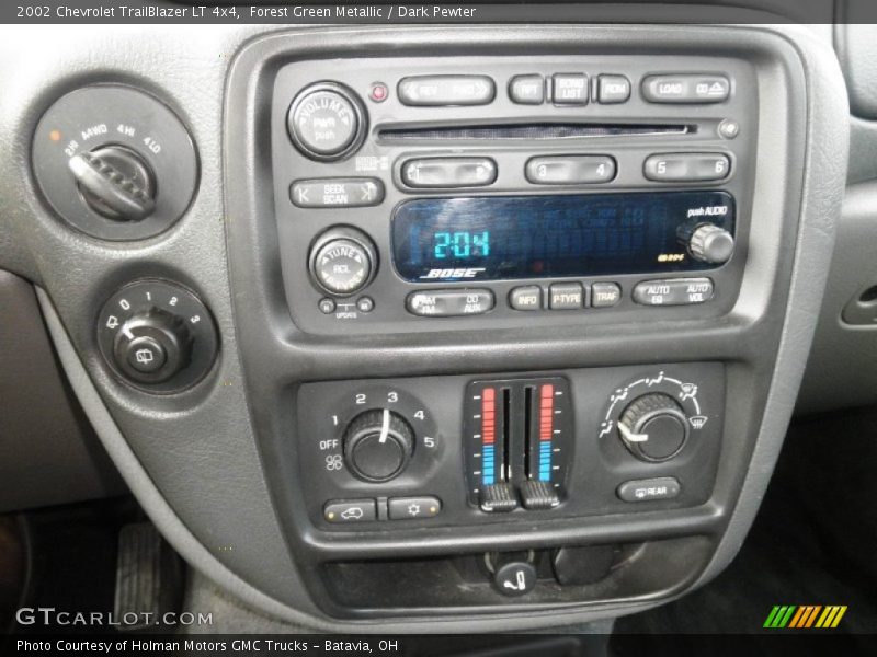 Forest Green Metallic / Dark Pewter 2002 Chevrolet TrailBlazer LT 4x4