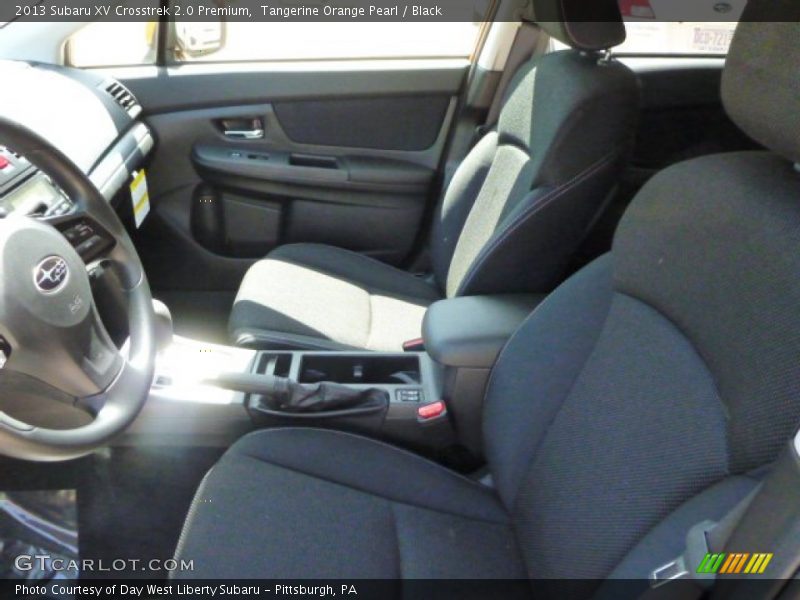 Tangerine Orange Pearl / Black 2013 Subaru XV Crosstrek 2.0 Premium