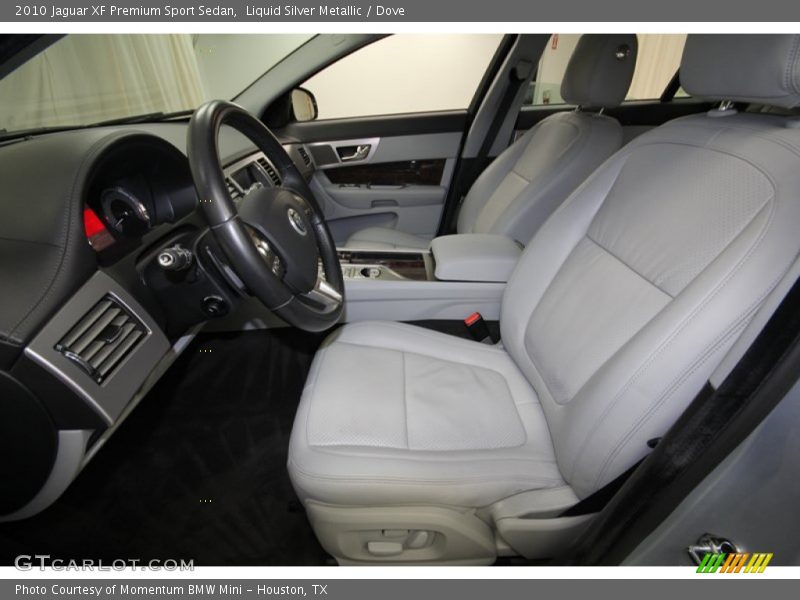  2010 XF Premium Sport Sedan Dove Interior