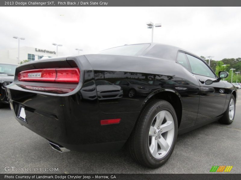 Pitch Black / Dark Slate Gray 2013 Dodge Challenger SXT