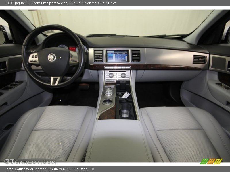 Dashboard of 2010 XF Premium Sport Sedan