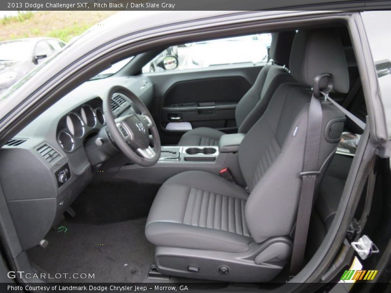 Pitch Black / Dark Slate Gray 2013 Dodge Challenger SXT