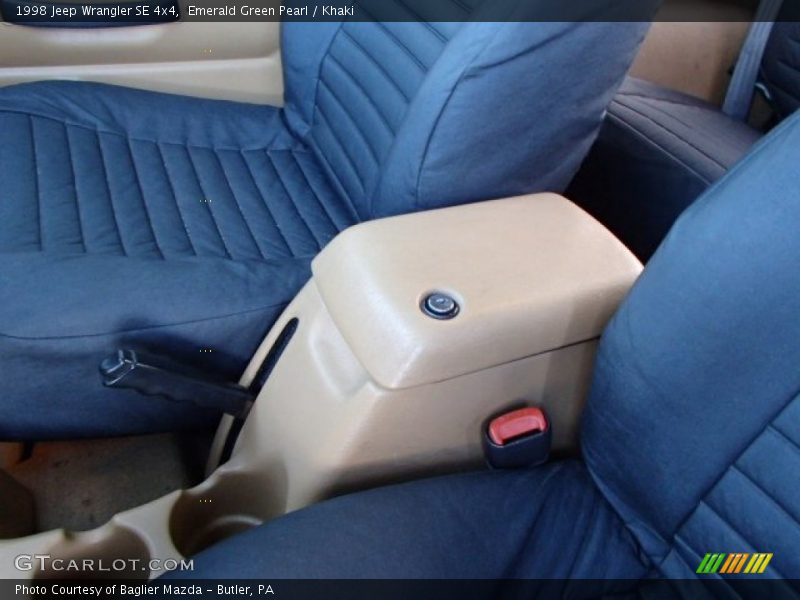 Emerald Green Pearl / Khaki 1998 Jeep Wrangler SE 4x4