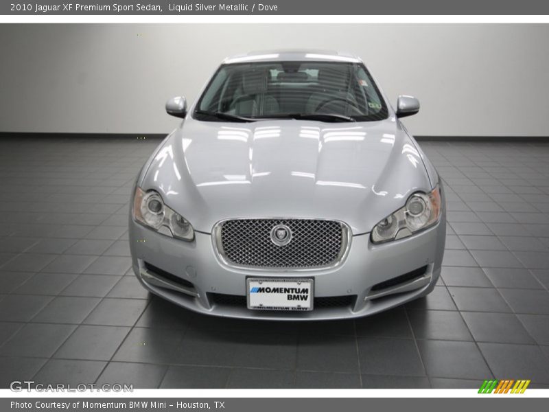 Liquid Silver Metallic / Dove 2010 Jaguar XF Premium Sport Sedan