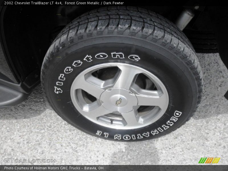 Forest Green Metallic / Dark Pewter 2002 Chevrolet TrailBlazer LT 4x4