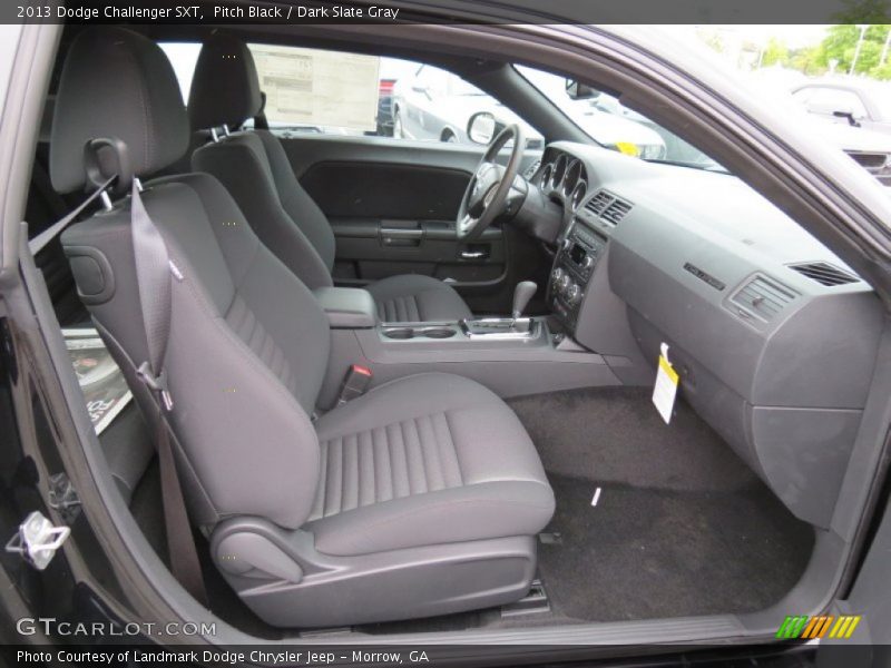 Pitch Black / Dark Slate Gray 2013 Dodge Challenger SXT