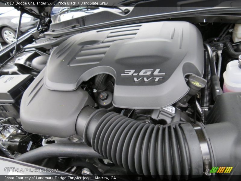 Pitch Black / Dark Slate Gray 2013 Dodge Challenger SXT