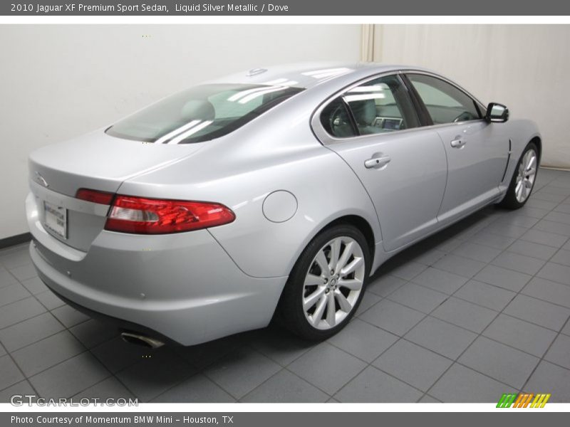 Liquid Silver Metallic / Dove 2010 Jaguar XF Premium Sport Sedan