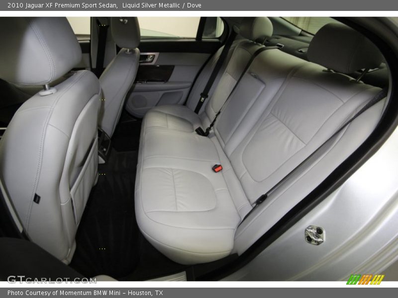 Rear Seat of 2010 XF Premium Sport Sedan