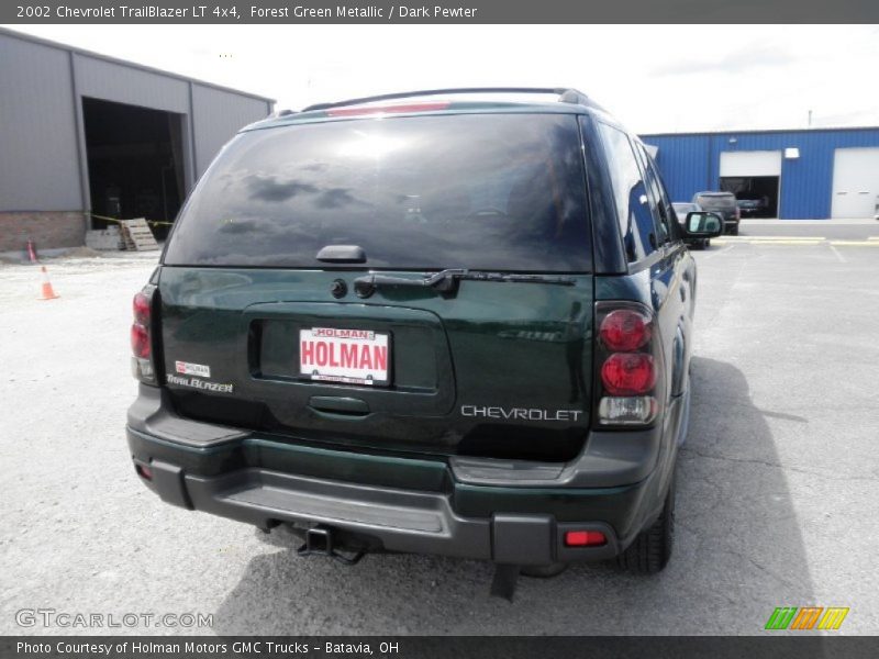 Forest Green Metallic / Dark Pewter 2002 Chevrolet TrailBlazer LT 4x4