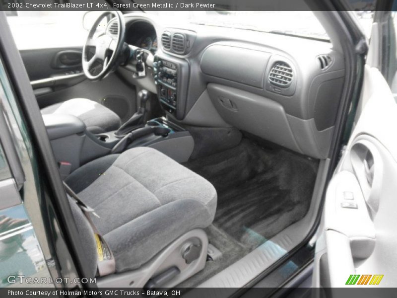 Forest Green Metallic / Dark Pewter 2002 Chevrolet TrailBlazer LT 4x4