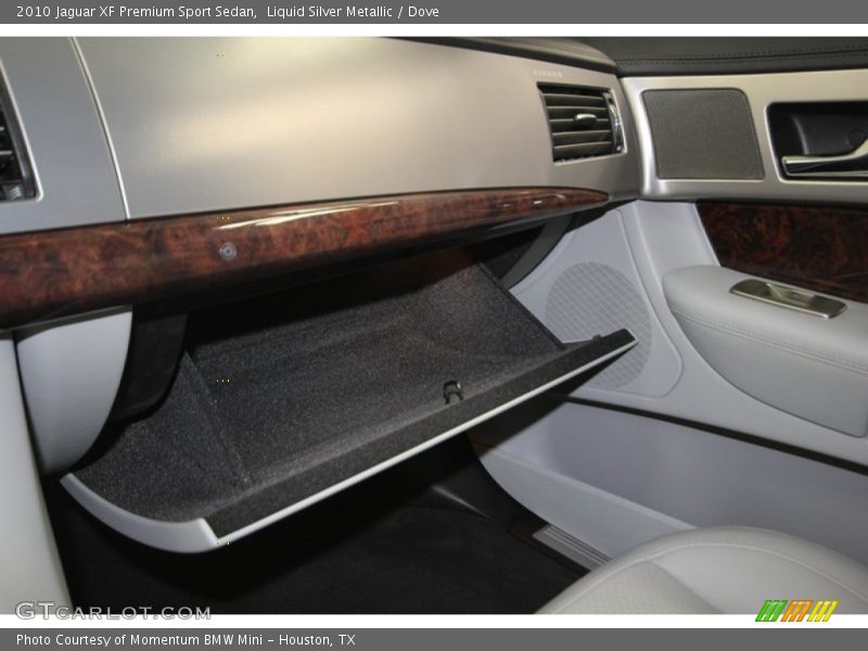 Liquid Silver Metallic / Dove 2010 Jaguar XF Premium Sport Sedan
