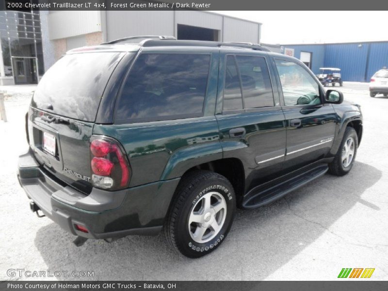 Forest Green Metallic / Dark Pewter 2002 Chevrolet TrailBlazer LT 4x4