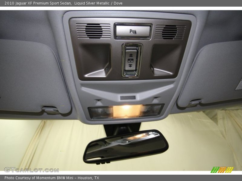 Liquid Silver Metallic / Dove 2010 Jaguar XF Premium Sport Sedan