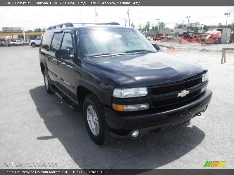 Onyx Black / Graphite/Medium Gray 2002 Chevrolet Suburban 1500 Z71 4x4