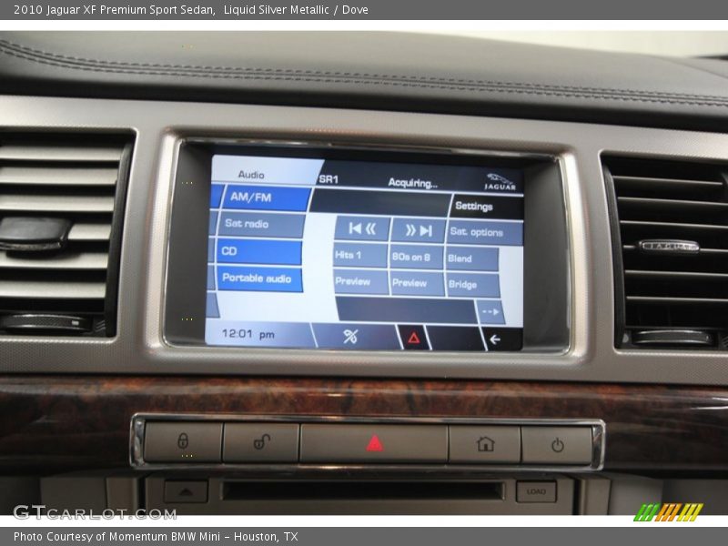 Liquid Silver Metallic / Dove 2010 Jaguar XF Premium Sport Sedan