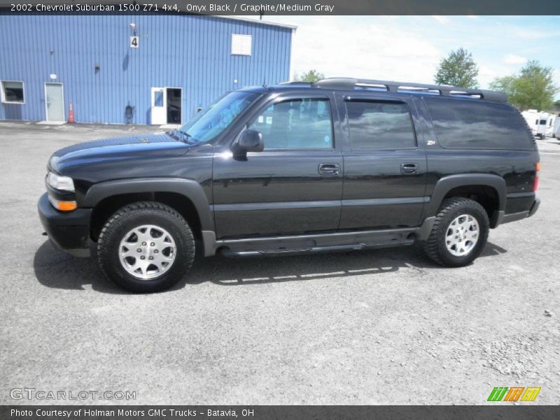 Onyx Black / Graphite/Medium Gray 2002 Chevrolet Suburban 1500 Z71 4x4