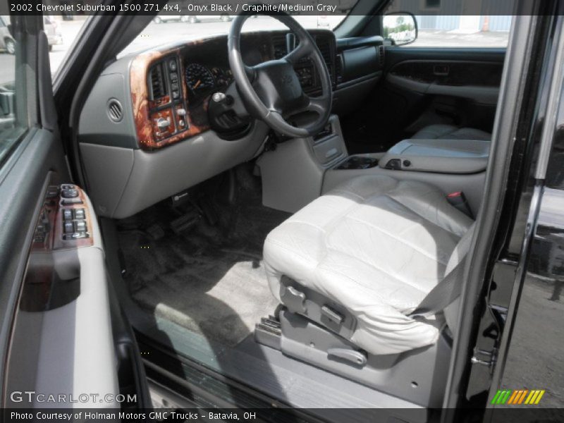 Onyx Black / Graphite/Medium Gray 2002 Chevrolet Suburban 1500 Z71 4x4