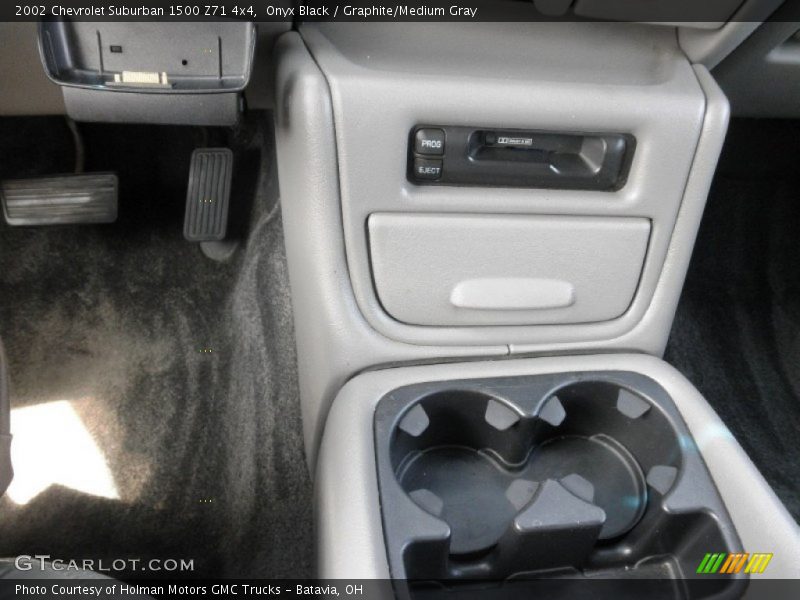 Onyx Black / Graphite/Medium Gray 2002 Chevrolet Suburban 1500 Z71 4x4