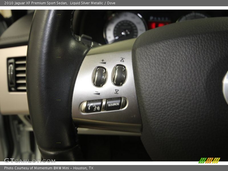 Controls of 2010 XF Premium Sport Sedan