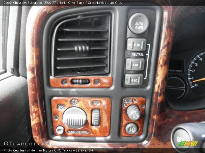 Onyx Black / Graphite/Medium Gray 2002 Chevrolet Suburban 1500 Z71 4x4