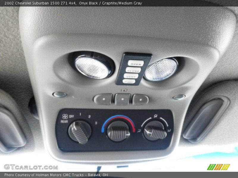 Onyx Black / Graphite/Medium Gray 2002 Chevrolet Suburban 1500 Z71 4x4