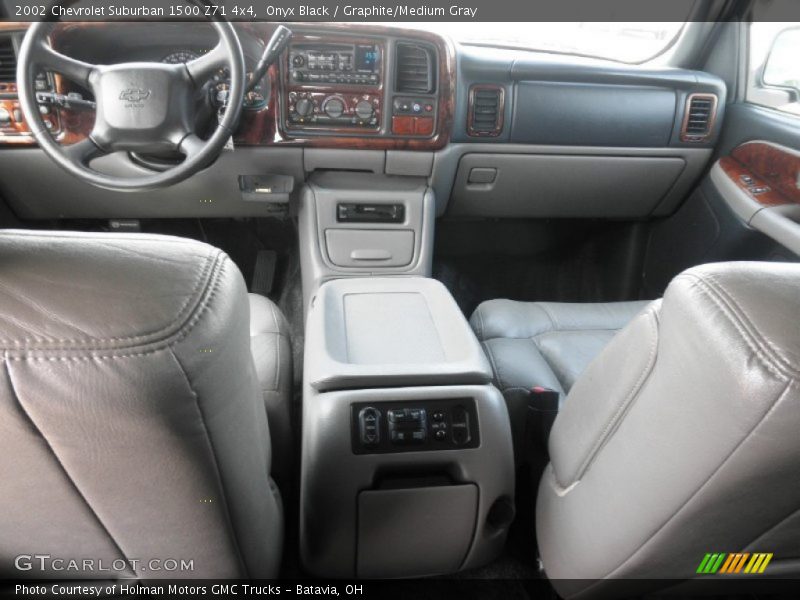 Onyx Black / Graphite/Medium Gray 2002 Chevrolet Suburban 1500 Z71 4x4