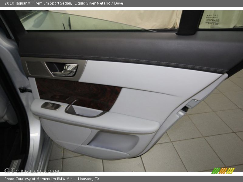 Liquid Silver Metallic / Dove 2010 Jaguar XF Premium Sport Sedan