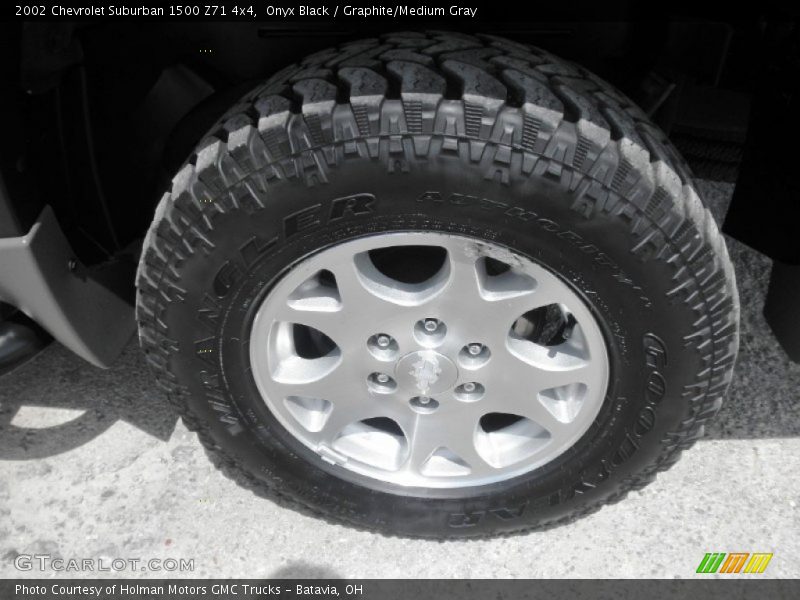 Onyx Black / Graphite/Medium Gray 2002 Chevrolet Suburban 1500 Z71 4x4