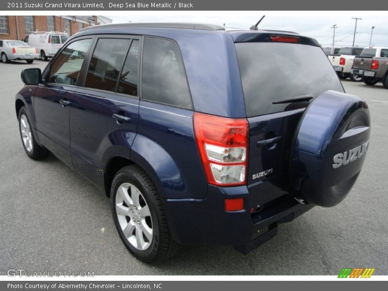 Deep Sea Blue Metallic / Black 2011 Suzuki Grand Vitara Limited