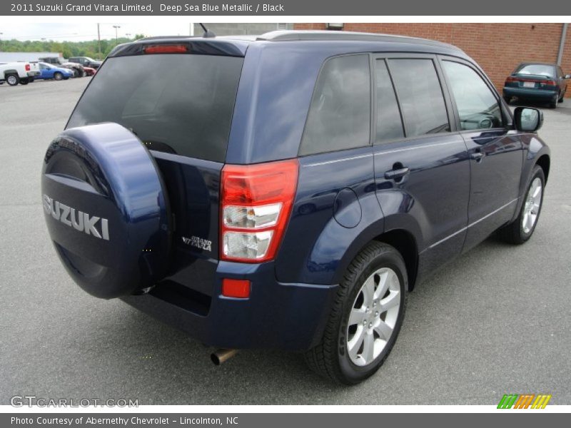 Deep Sea Blue Metallic / Black 2011 Suzuki Grand Vitara Limited