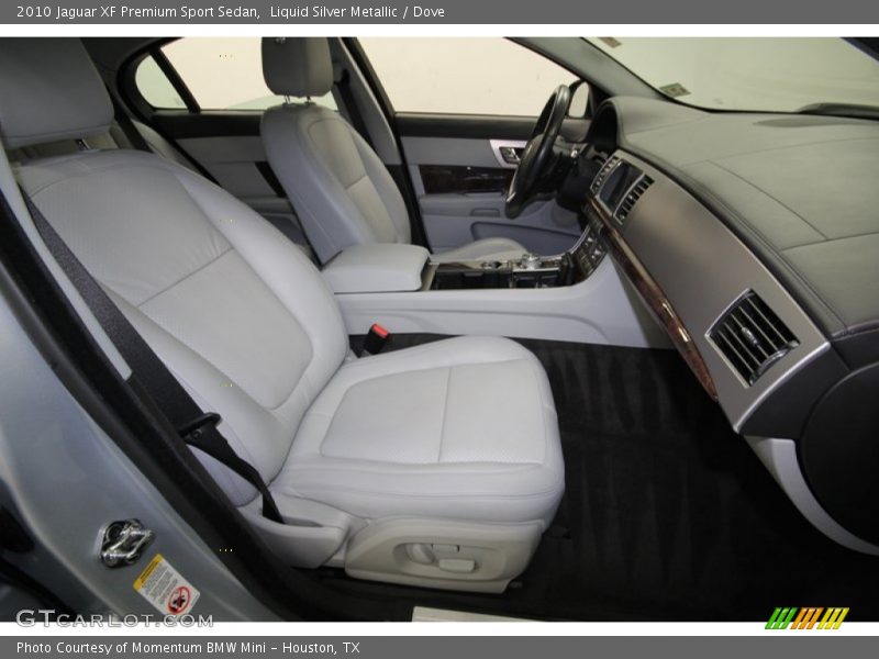 Liquid Silver Metallic / Dove 2010 Jaguar XF Premium Sport Sedan