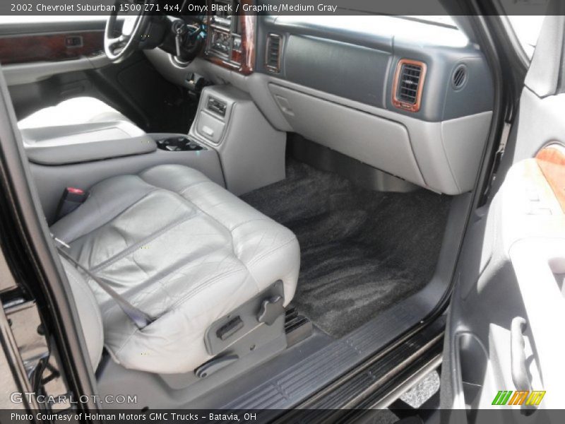 Onyx Black / Graphite/Medium Gray 2002 Chevrolet Suburban 1500 Z71 4x4