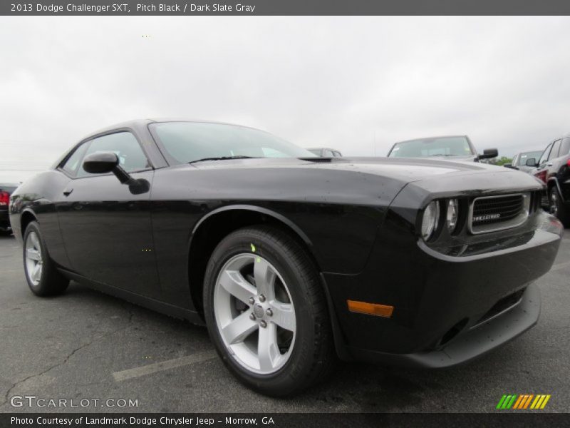 Pitch Black / Dark Slate Gray 2013 Dodge Challenger SXT