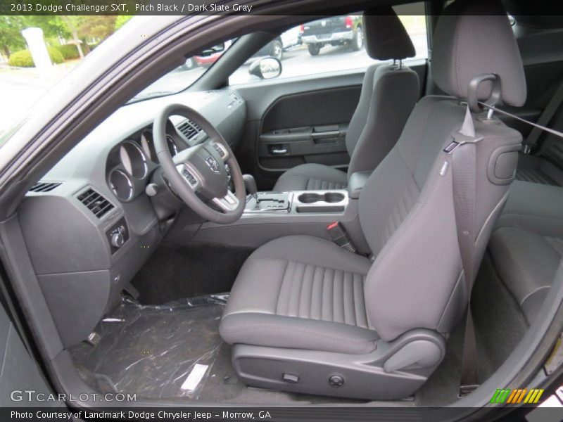 Pitch Black / Dark Slate Gray 2013 Dodge Challenger SXT