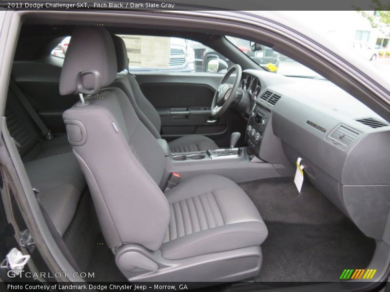 Pitch Black / Dark Slate Gray 2013 Dodge Challenger SXT