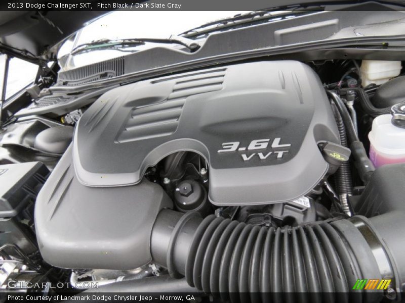 Pitch Black / Dark Slate Gray 2013 Dodge Challenger SXT