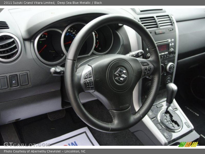Deep Sea Blue Metallic / Black 2011 Suzuki Grand Vitara Limited