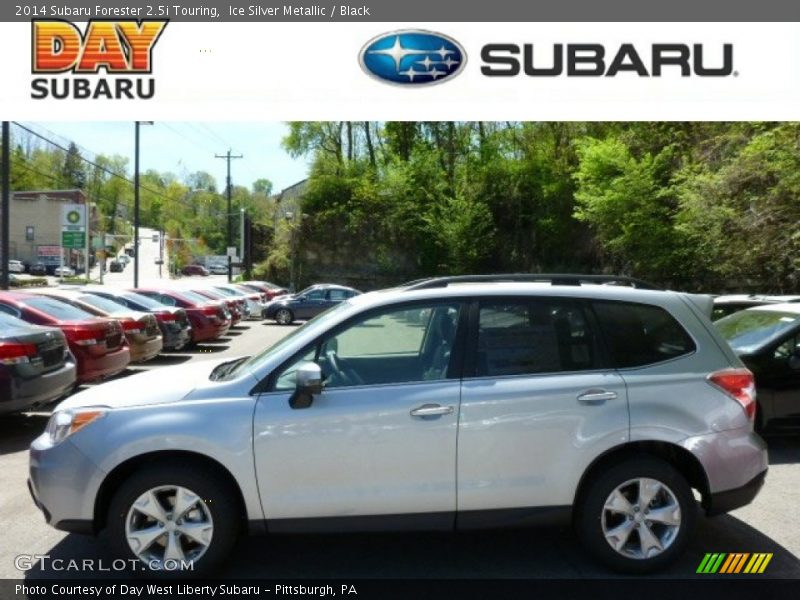 Ice Silver Metallic / Black 2014 Subaru Forester 2.5i Touring