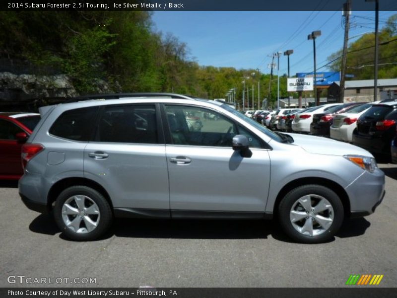 Ice Silver Metallic / Black 2014 Subaru Forester 2.5i Touring