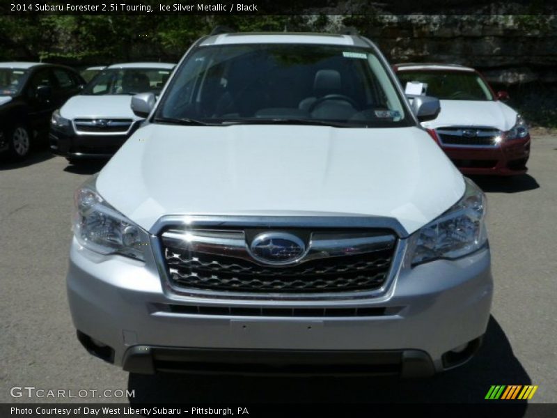 Ice Silver Metallic / Black 2014 Subaru Forester 2.5i Touring
